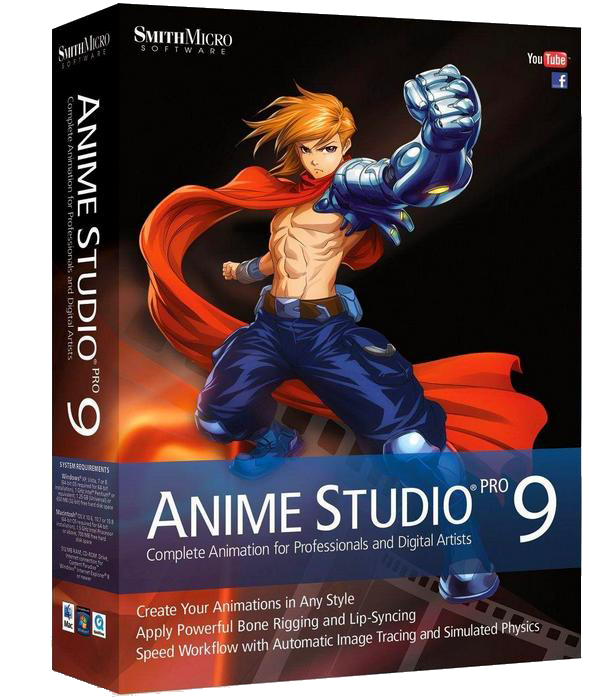 Anime Studio Pro 9.1 build 6434 Final [2012,Eng]