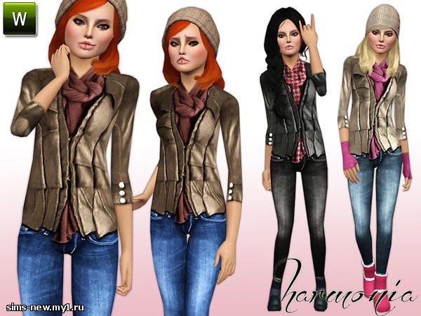 одежда - The Sims 3: Одежда для подростков девушек. - Страница 3 9818b78f9628ec6f26531a4b07df85f5