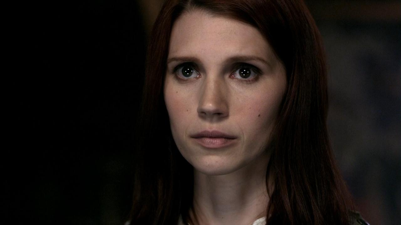 Redhead angel from supernatural show