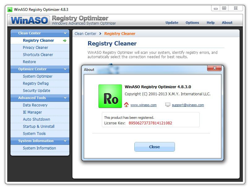 WinASO Registry Optimizer v4.5.3 (Portable)