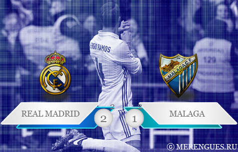 Real Madrid C.F. - Malaga C.F. 2:1