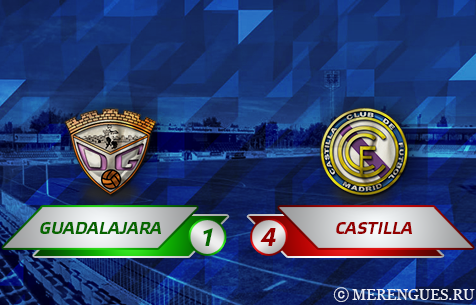 CD Guadalajara - Real Madrid Castilla 1:4