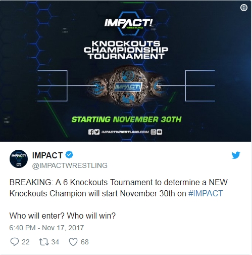 Impact проведет турнир среди нокаутш за вакантный титул чемпионки