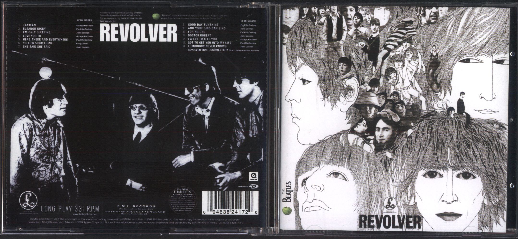 BEATLES - Revolver (2009 Remastered Edition, Jewel Case Edition, 24page Booklet)