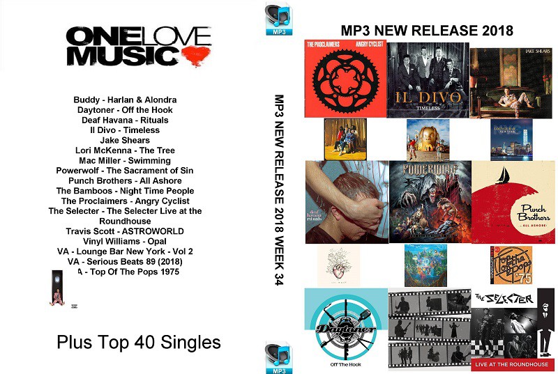 MP3 NEW RELEASES 2018 WEEK 34 MP3 NEW RELEASES 2018 WEEK 34