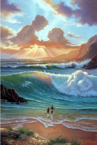 Картины море джим уоррен