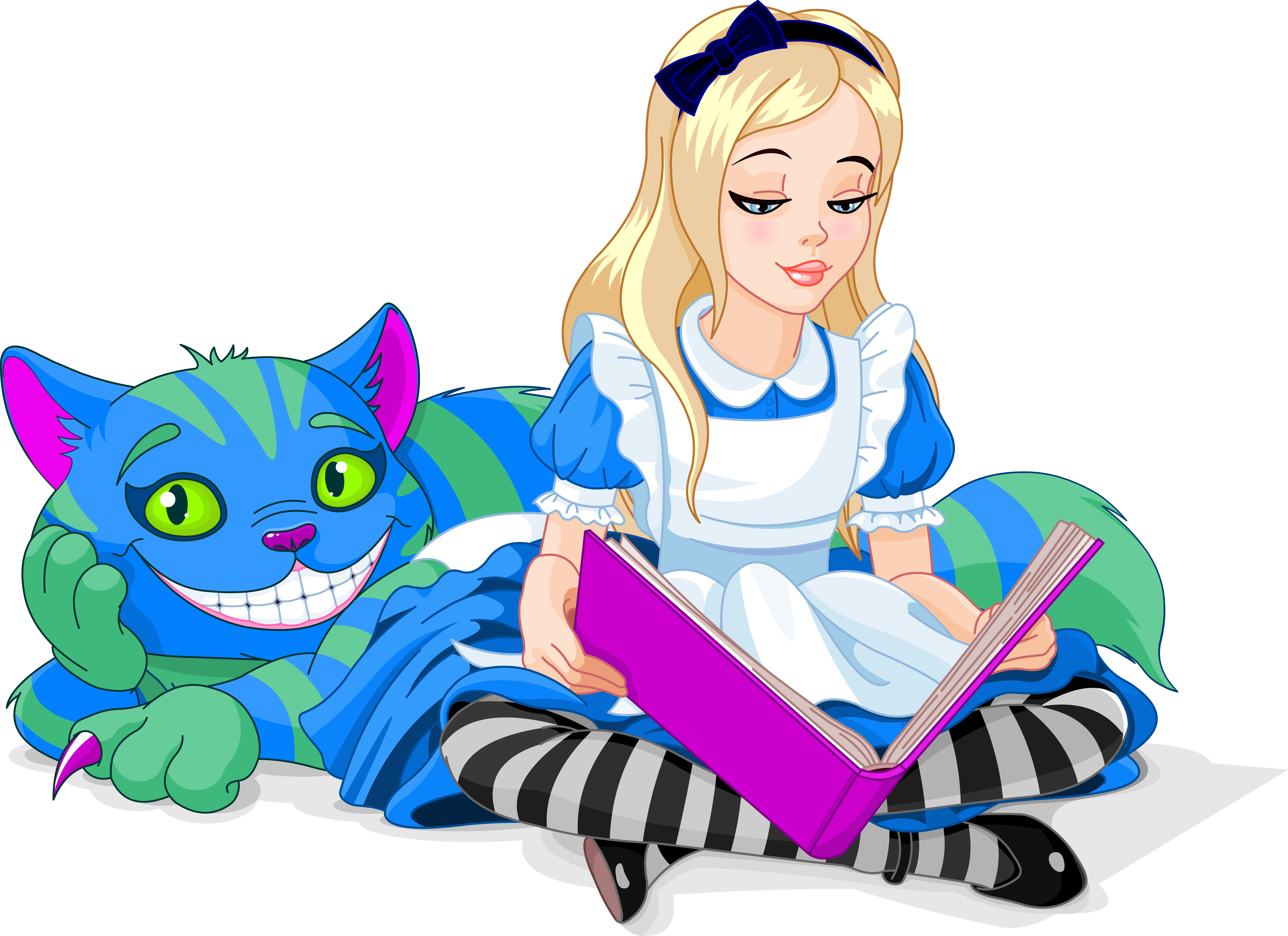 Коты персонажи книг. Алиса в стране чудес Чеширский кот и Алиса. Алиса и кот Чешир в стране чудес. Алиса в стране чудес кот и Алиса. Алиса в стране чудес Алиса читает книгу.