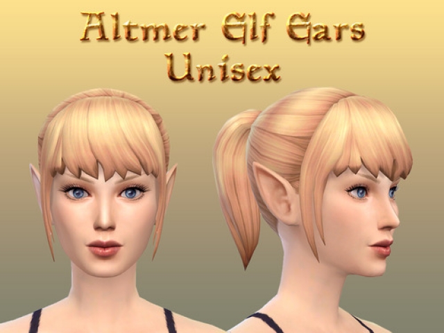 Уши эльфа Altmer elf ears unisexs by notegain. 