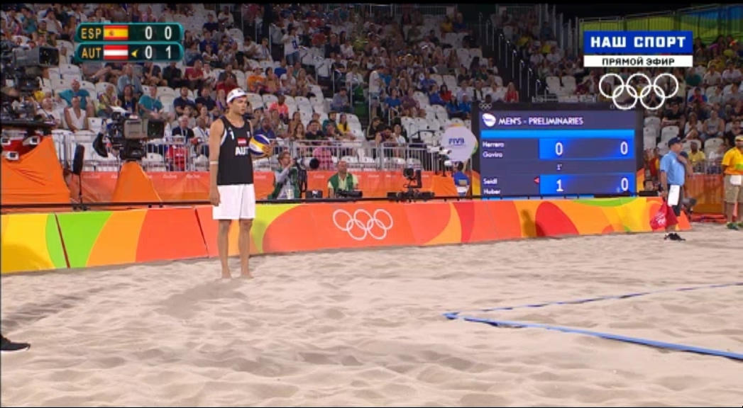 XXXI Летние Олимпийские Игры 2016  Пляжный волейбол  Мужчины  Группа F  1-й тур  Испания - Австрия  Матч! Наш Спорт.ts_20160807_152841.125.jpg