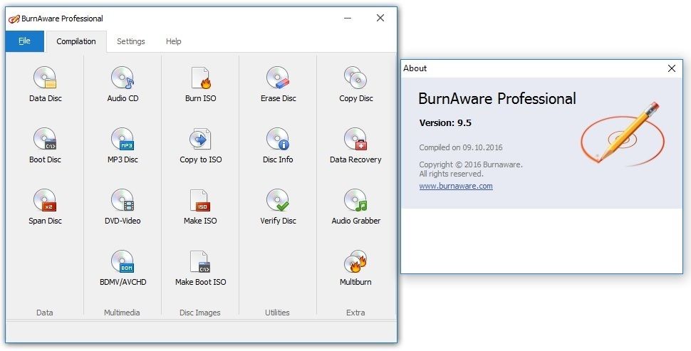 Burnaware Pro 5 5 Multi Pc