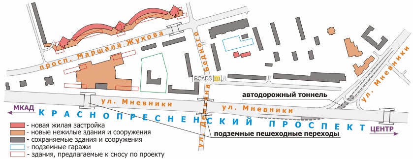 Хорошевская схема станции метро