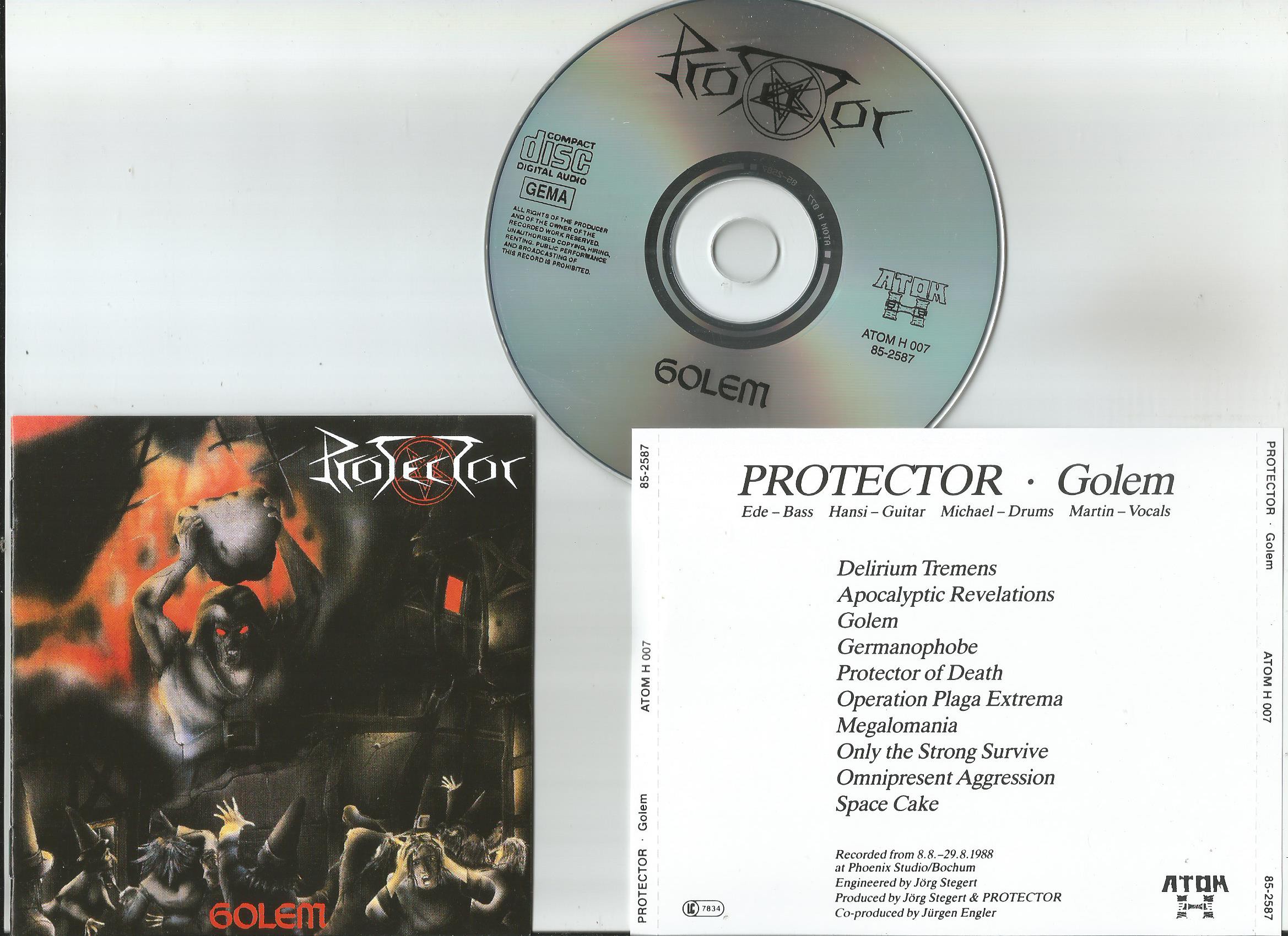 protector golem (8page booklet with lyrics)