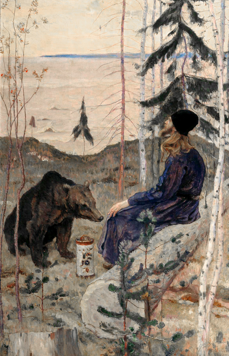 Пустынник и медведь. 1925.jpg