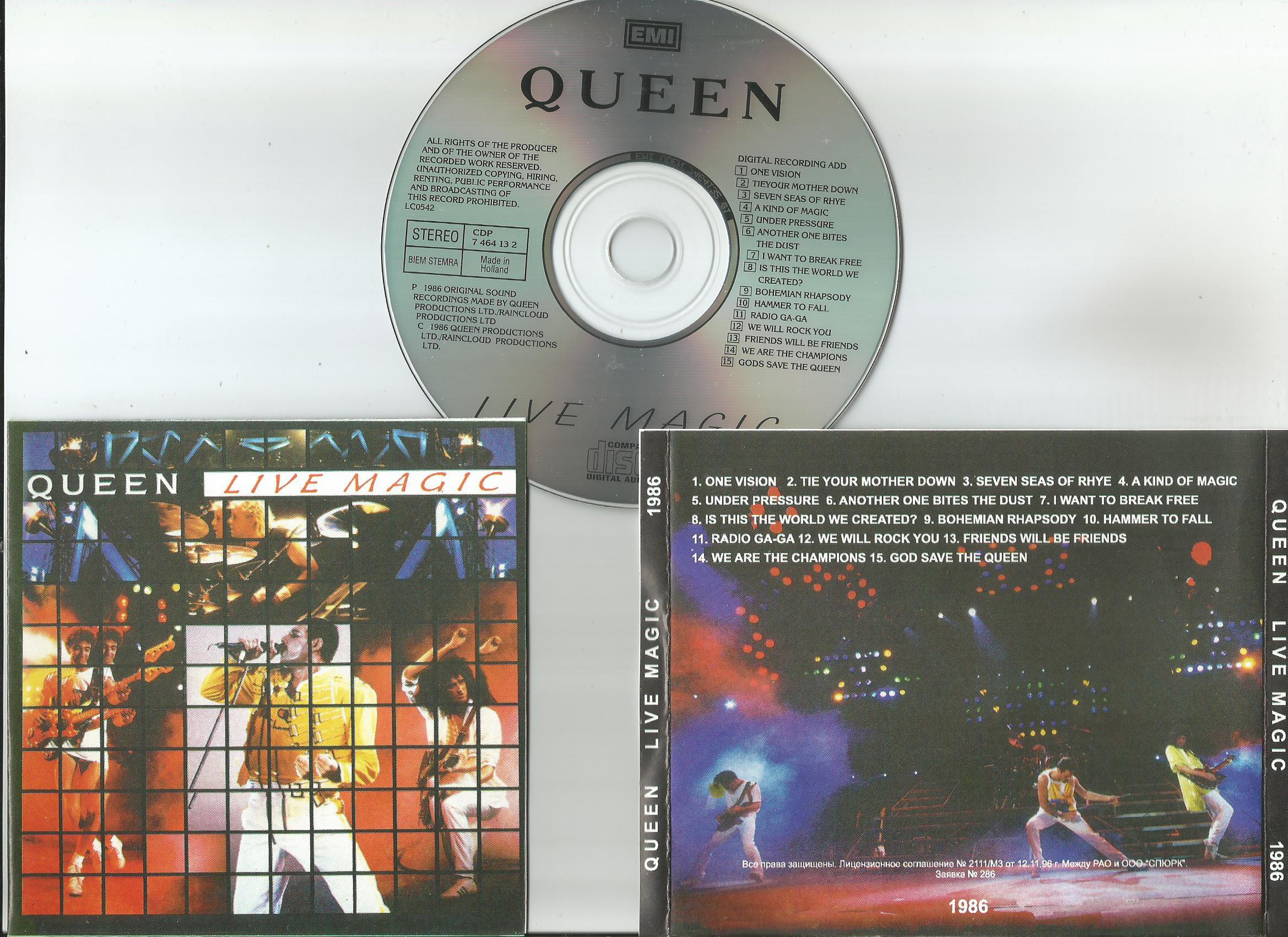 Queen Live Magic Records, LPs, Vinyl and CDs - MusicStack