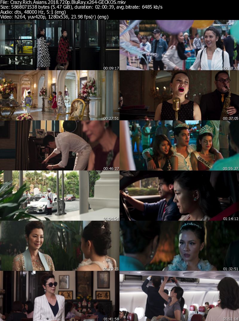 Crazy Rich Asians (2018) 720p BluRay x264-GECKOS Crazy Rich Asians (2018) 720p BluRay x264-GECKOS