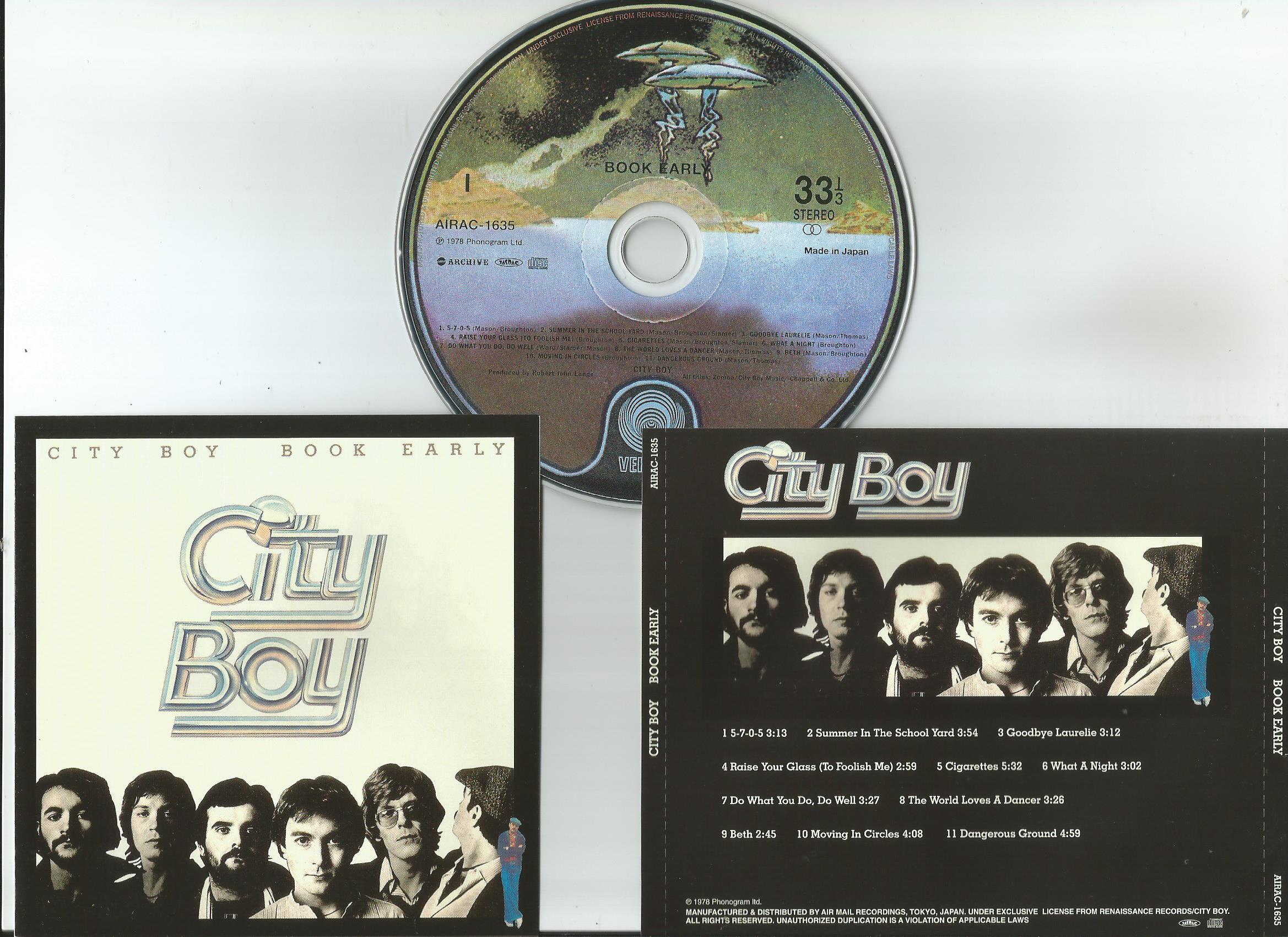 City boy book early 1978. Обложки CD City boy. City boy - book early. City boy картинки.