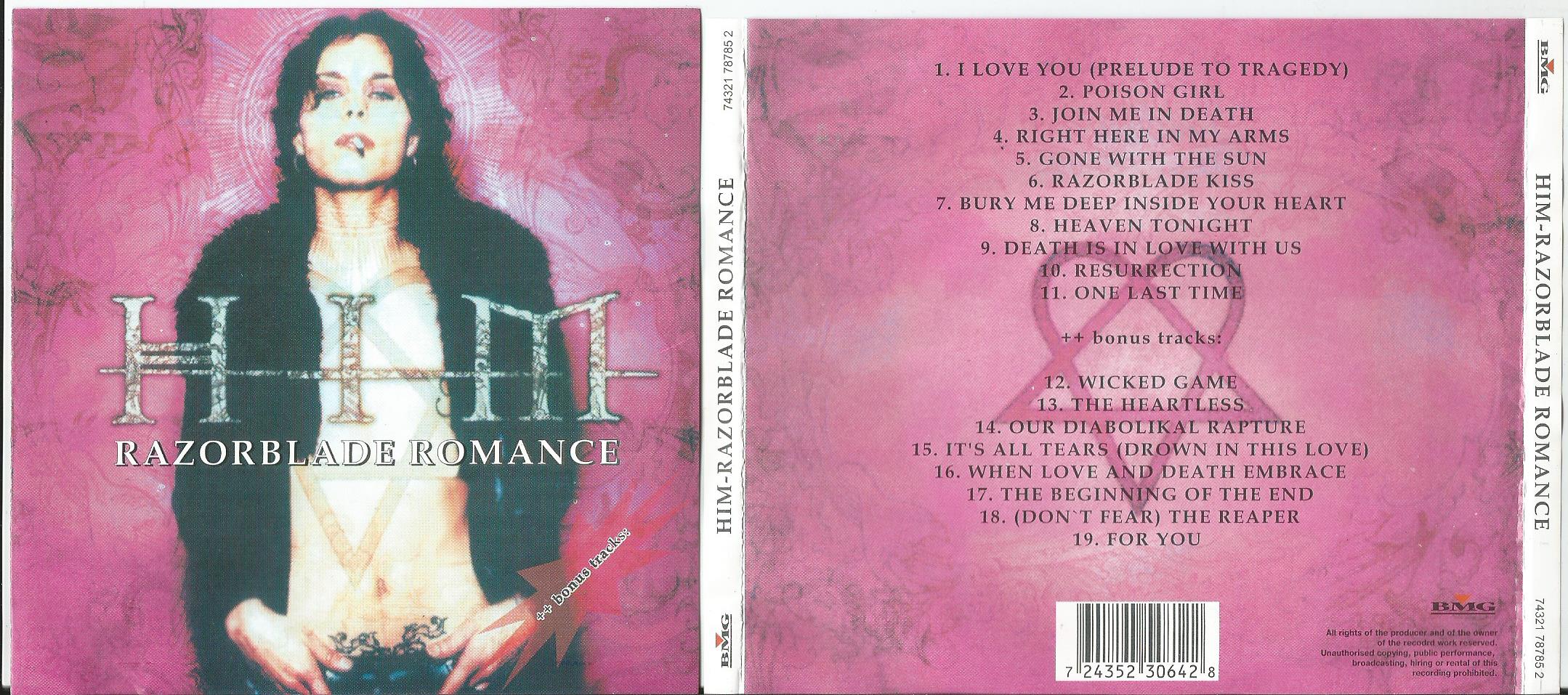 Him romance. Him Razorblade Romance 1999. Him Razorblade Romance обложка. Вилле Вало Razorblade Romance. Him 2000 Razorblade Romance.