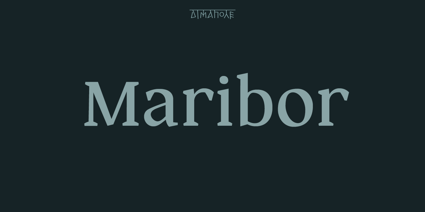 Шрифт Maribor