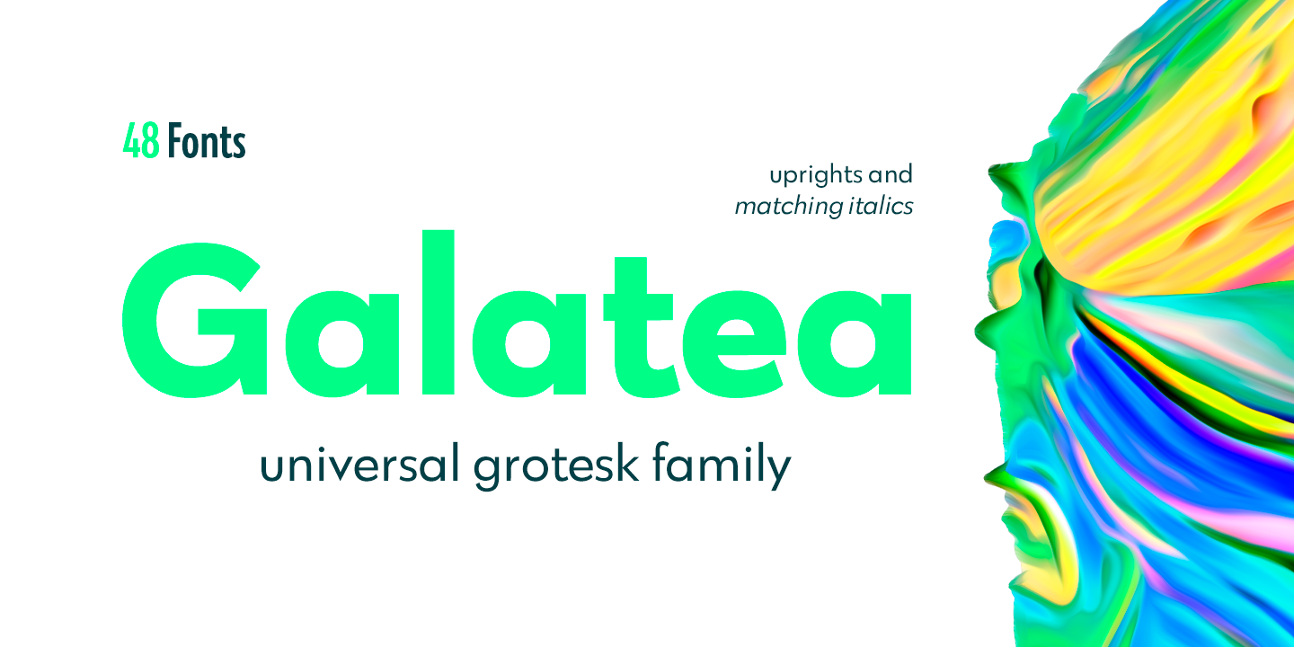 Шрифт Galatea