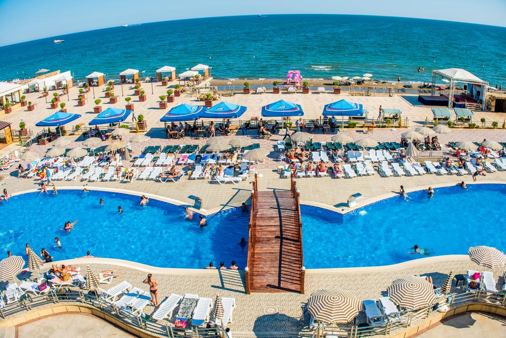 Пляж на Каспийском море