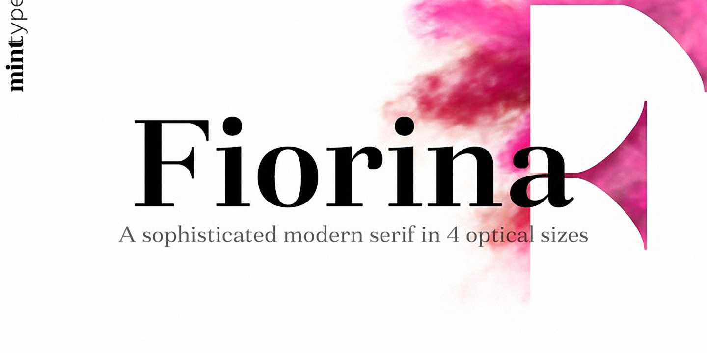 Шрифт Fiorina