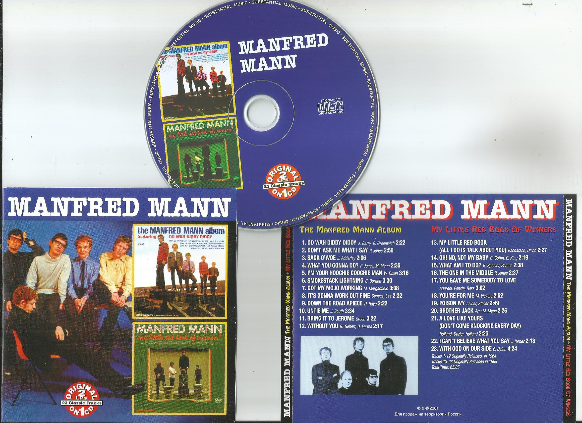 The manfred mann album/ my little red book of winners (2 on 1cd) by ...