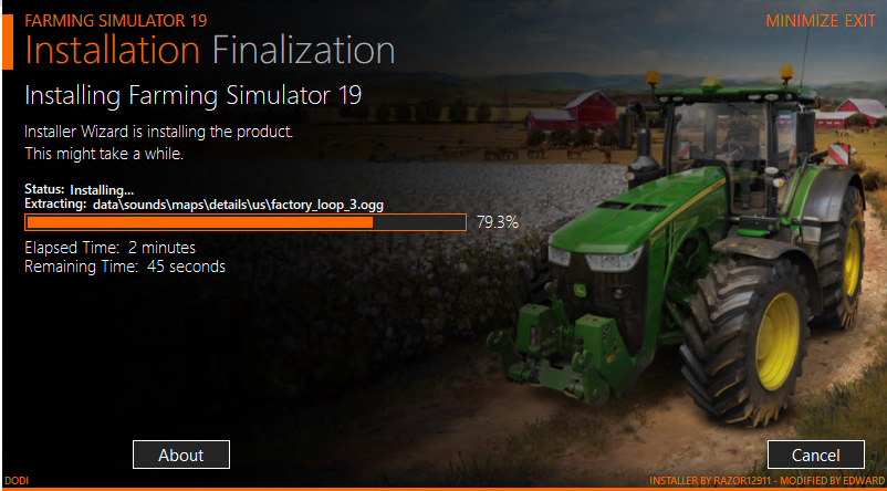 Farming Simulator 19 - Platinum Edition ( v.1.7.1.0 + DLCs + MULTi18) - [DODI Repack]