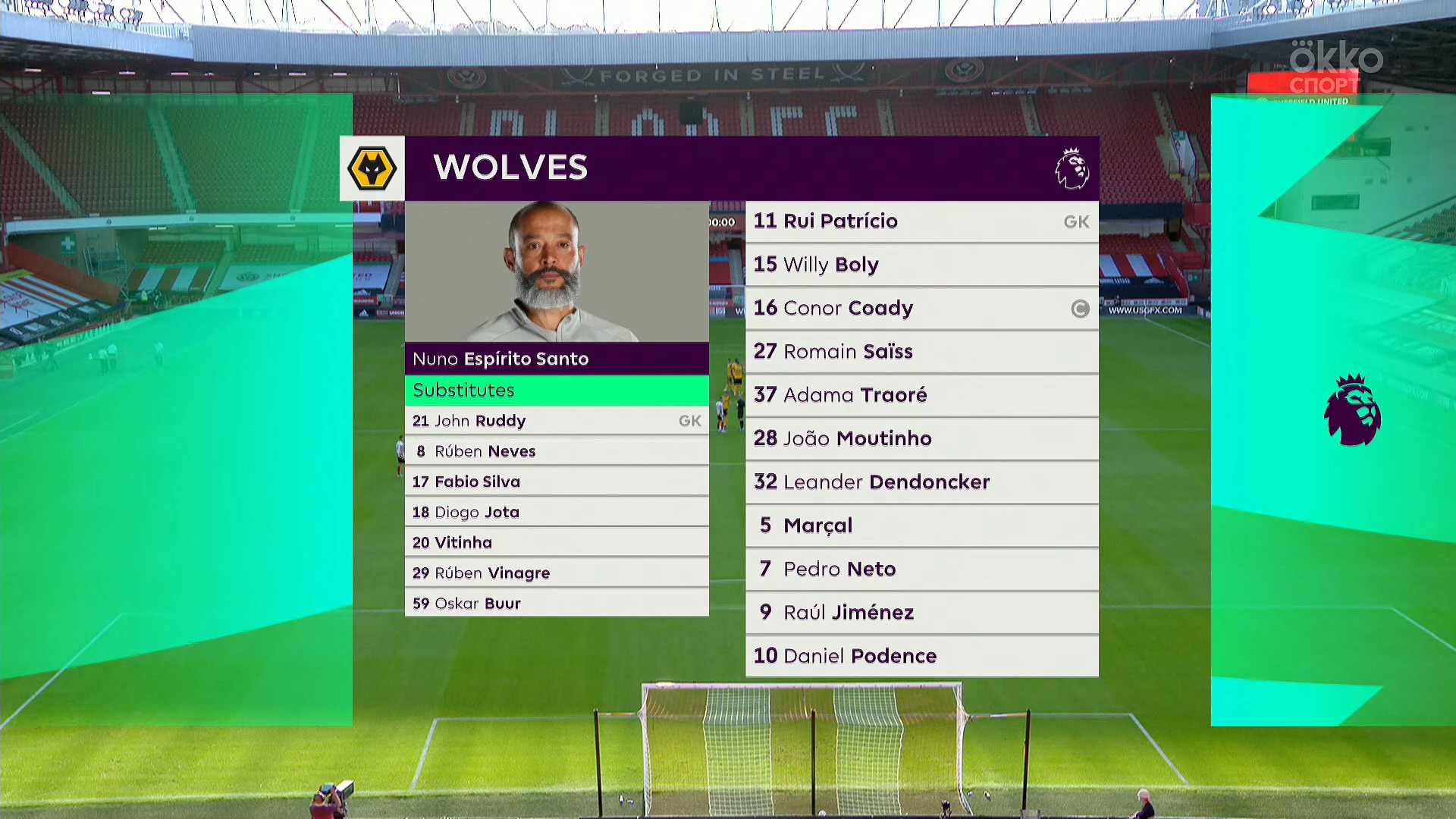 Чемпионат Англии 2020-2021 1-й тур Шеффилд Юнайтед - Вулверхэмптон Okko Спорт.mkv_20200917_200659.678.jpg