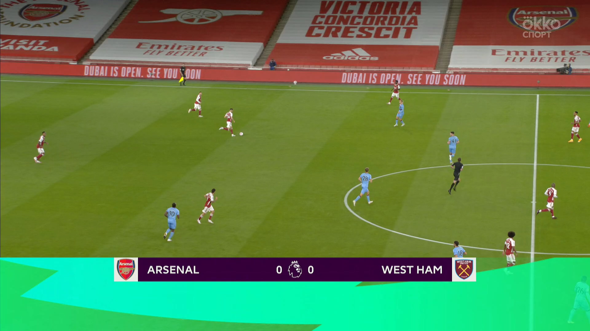 Чемпионат Англии 2020-2021 2-й тур Арсенал - Вест Хэм Okko Спорт.mkv_20200920_212917.338.jpg