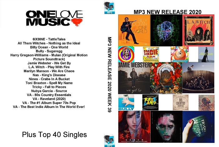 MP3 NEW RELEASES 2020 WEEK 39