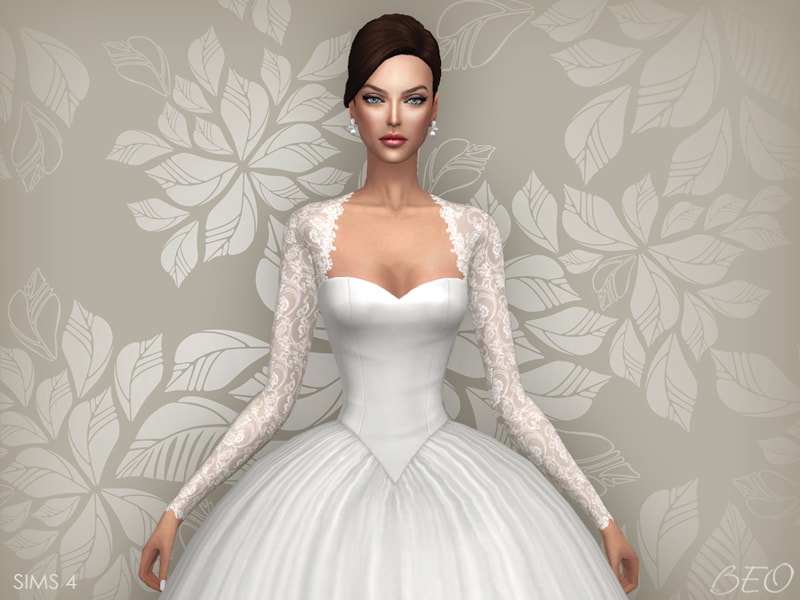 Свадебное платье CYNTHIA от BEO для Симс 4