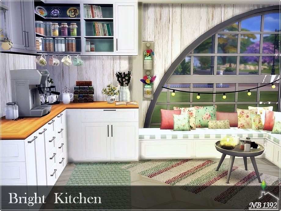 Кухня Bright Kitchen от nobody1392 для Симс 4