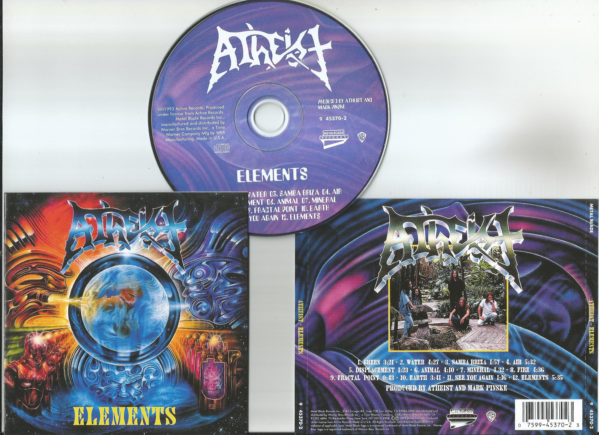 atheist elements (8page booklet with lyrics)