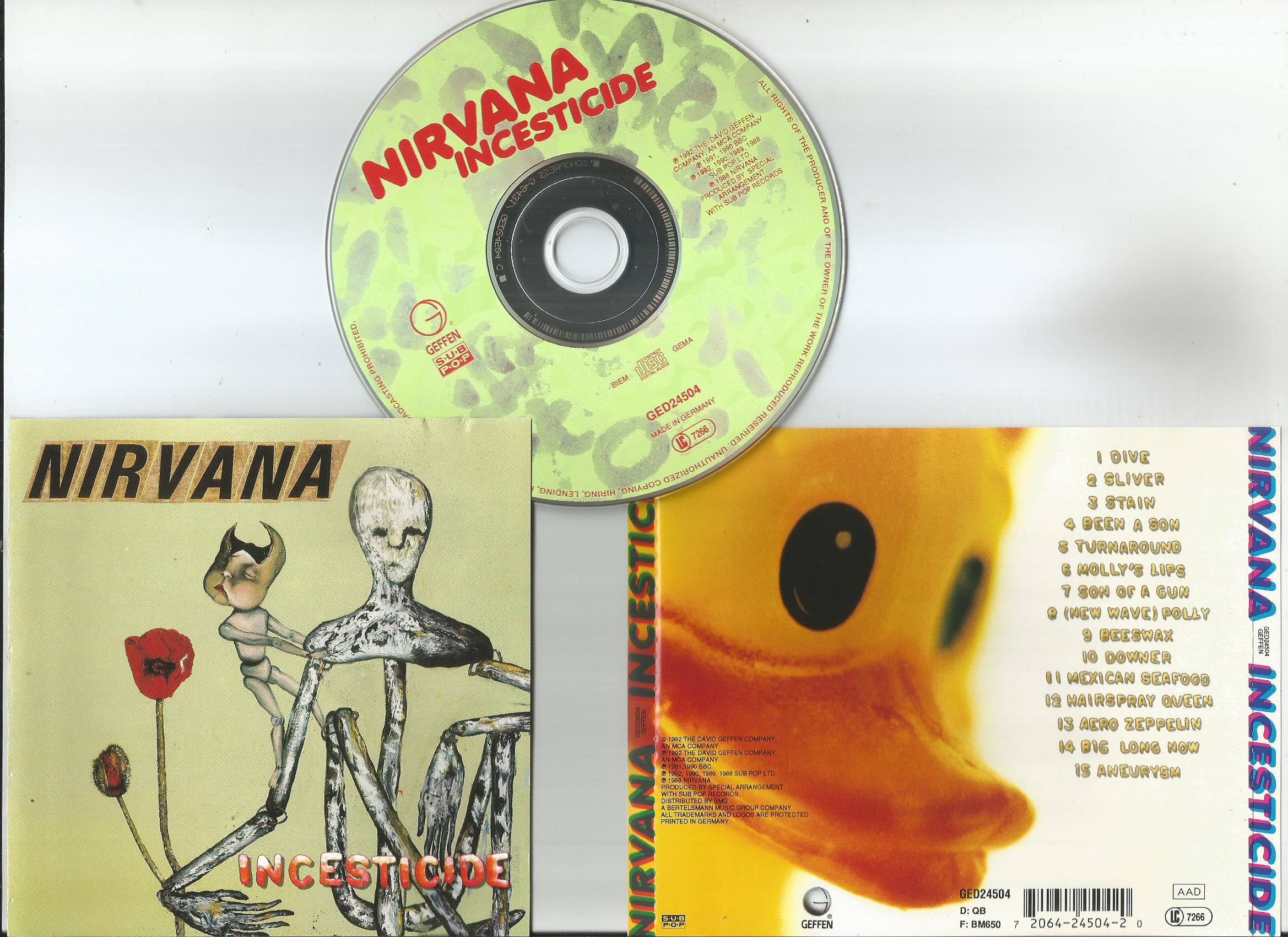 Incesticide nirvana. Fruitcake 1992 CD Fool Tapes.