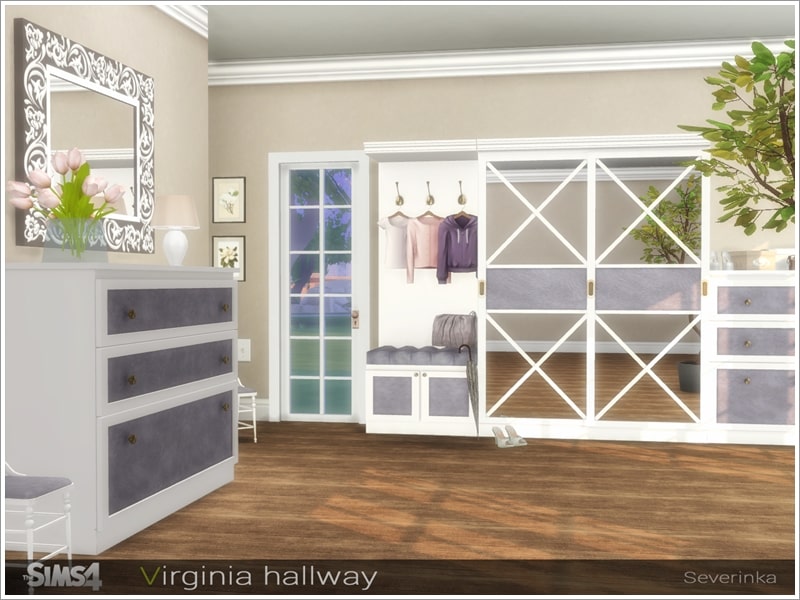 Мебель для прихожей Virginia hallway от Severinka  для Симс 4