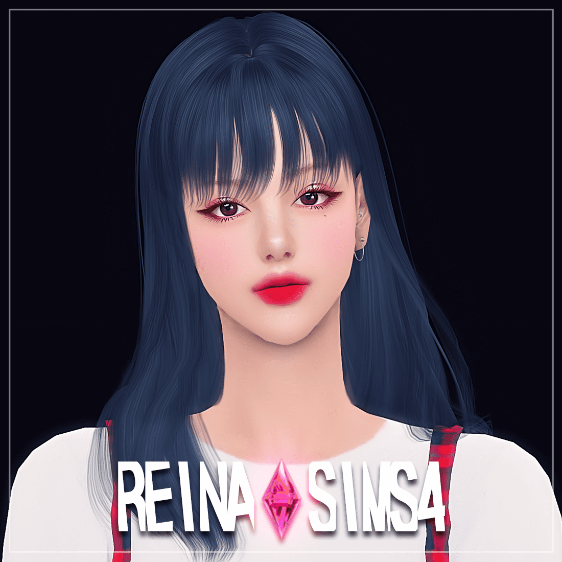Женская прическа Caramel hair от Reina для Симс 4