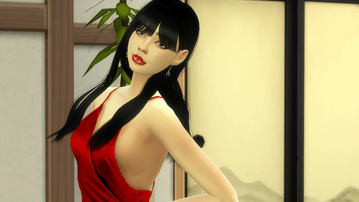 Корейский айдол BLACKPINK LISA ver2. от Darya Sim для Симс 4