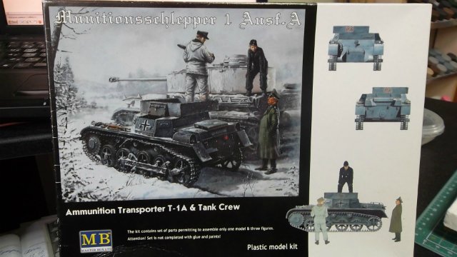 Транспортер боеприпасов T-IA / Munitionpanzer I, 1/35, (Master Box 3516). 1f8550c41a144c70f85209a7b461e39f