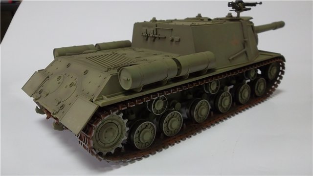 ИСУ-152 "Зверобой", 1/35, (Звезда 3532) перекраска старой модели. 68cd83979e727059e9df0165747511c1