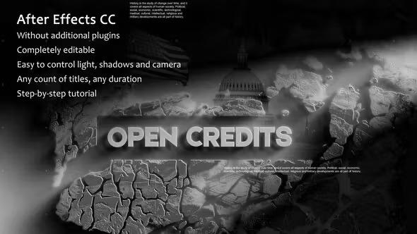 VideoHive - Opener Credits Cinematic 38309749