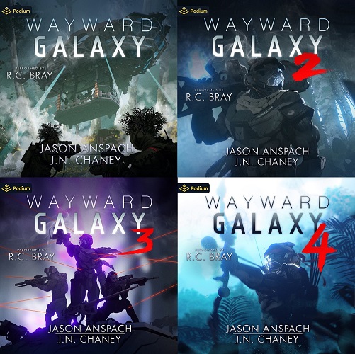 Wayward Galaxy Series Book 1-4 - Jason Anspach, J. N. Chaney