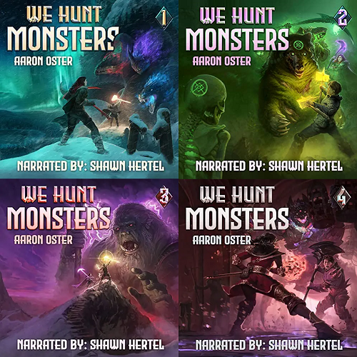 We Hunt Monsters Series Book 1-4 - Aaron Oster