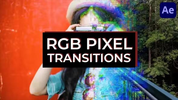 VideoHive - RGB Pixel Transitions for After Effects 44452835