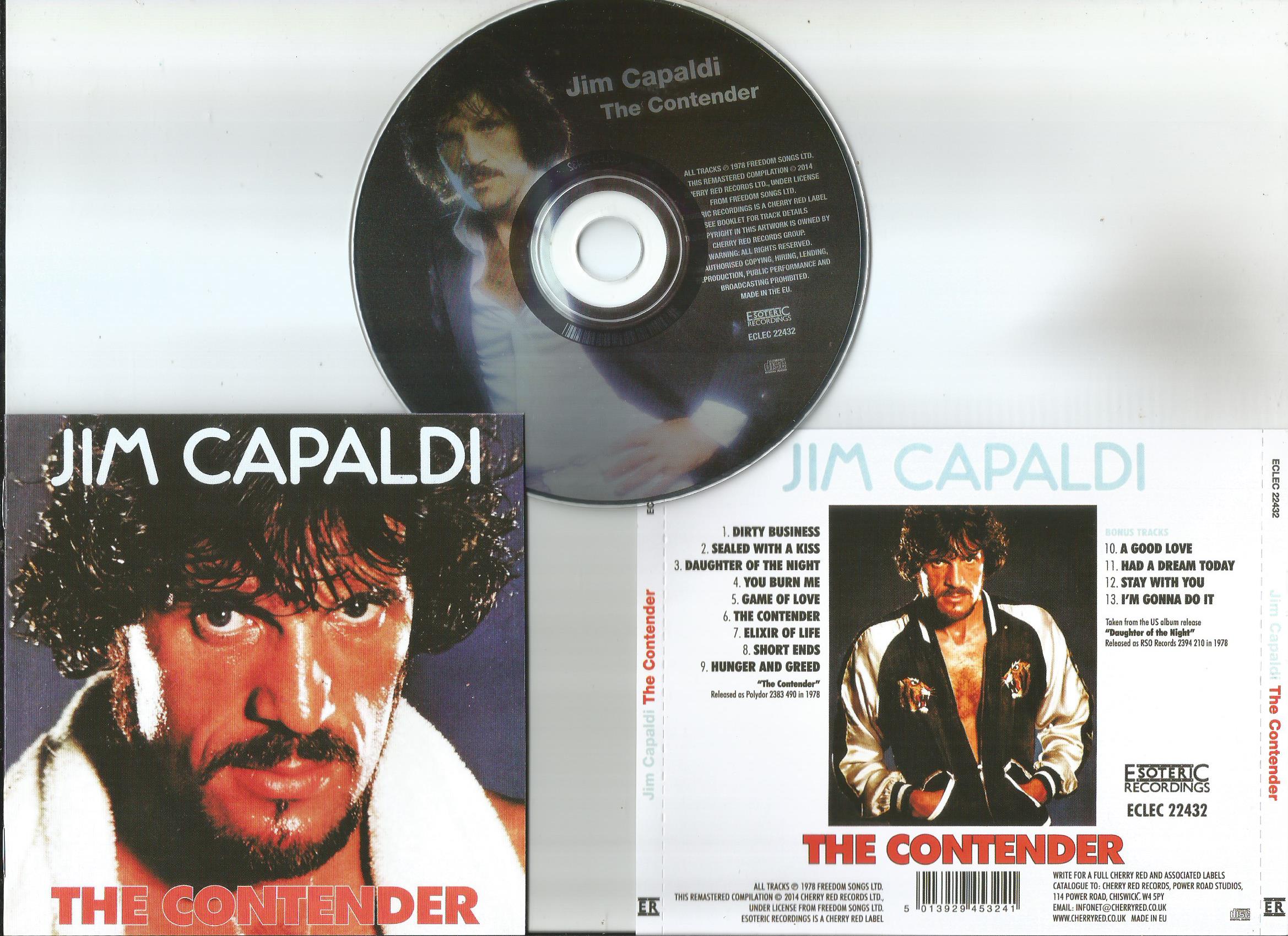 capaldi, jim the contender + 4bonus tracks (8page booklet with lyrics)