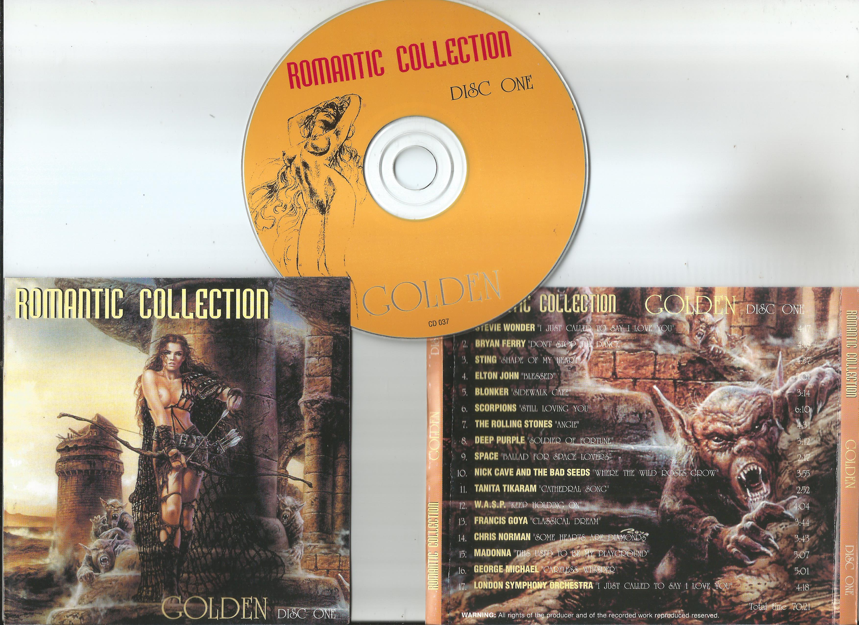 VARIOUS ARTISTS ROMANTIC COLLECTION  - Golden Disc One.jpg