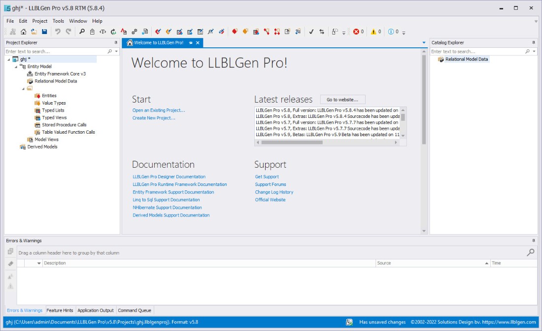 LLBLGen Pro 5.11.0 833be659a495b667221efc477e35bc86