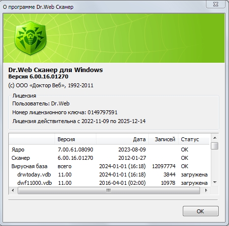 Dr.Web 6.00.16.01270 portable by Xemera [Ru]