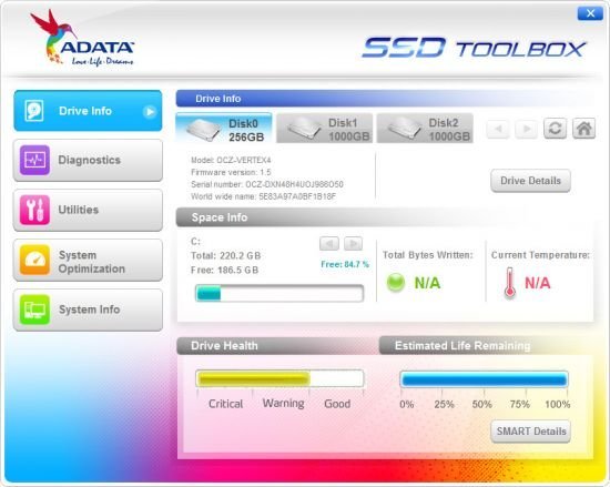 ADATA SSD ToolBox 6.0.0 Cd62bfff5ea60ced55e32d03e820fa15