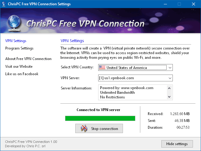 ChrisPC Free VPN Connection 4.24.0116 Bbf5ab374fe5f66aab5c57d95b90edd6