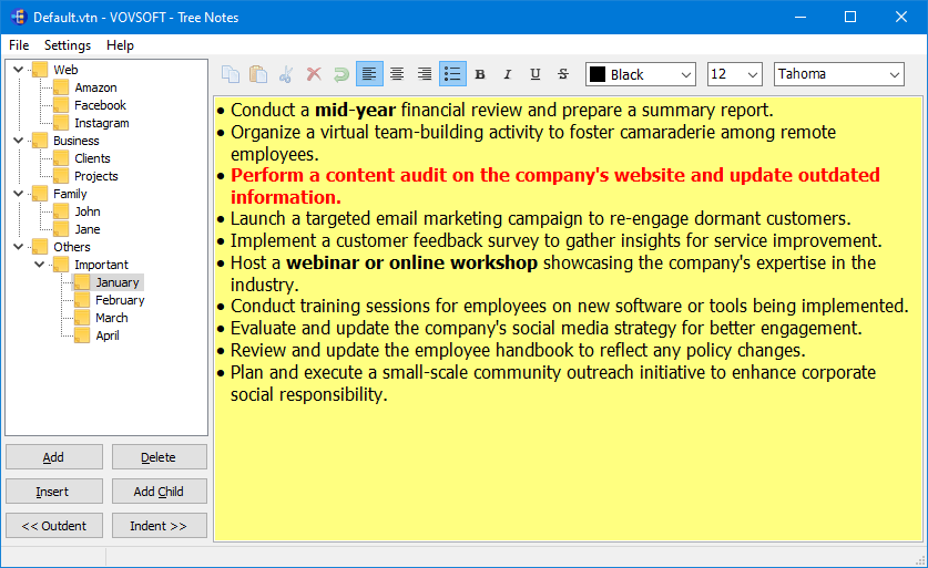 VovSoft Tree Notes 1.0 A8a18344115312232989ab090139ce7b